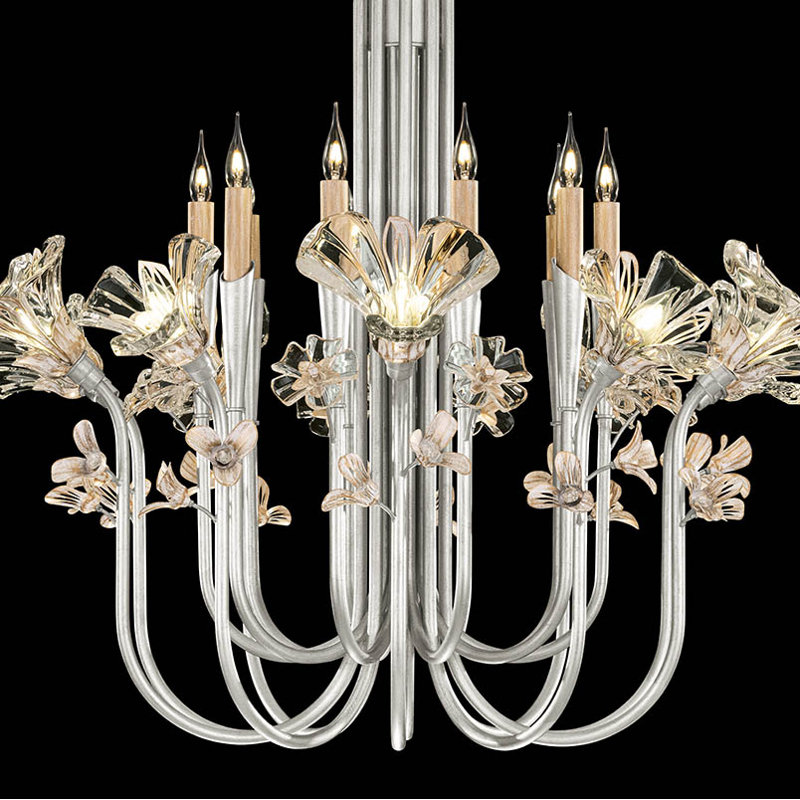 Azu 20 - Light Chandelier, Silver