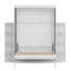 Lit escamotable avec armoire murale cachée-1413165094