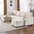 Fialynn 112" U-Shaped Sectional Sofa Pull-Out Sofa Bed-106295942