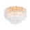 Varenna Semi Flush in Vintage Gold Leaf