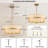 Bazilijus 4 - Light Dimmable Drum Chandelier-128184607