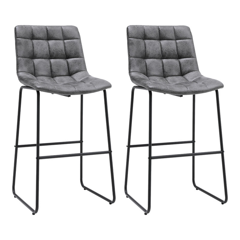 Annalicia Upholstered Counter Stool with Metal Frame