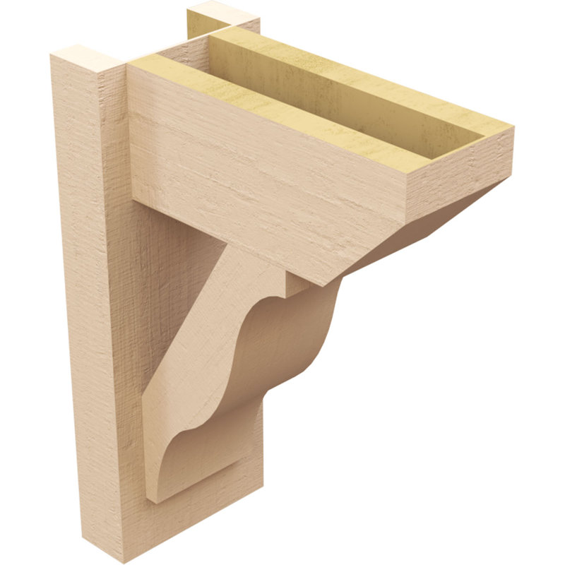 Bois de cèdre brut Funston Slat, H 16 po x l 6 po x P 12 po