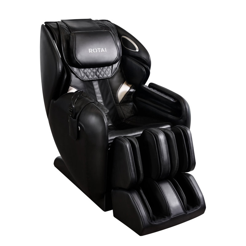 ROTAI Office Chair with Headrest, Black