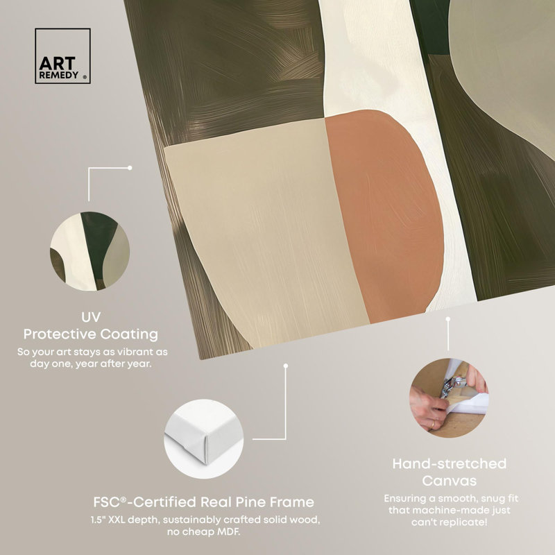 «Fragmented Dreams II Canvas Midcentury Abstracts» par Art Remedy, H 30 po x l 24 po, Toile tendue
