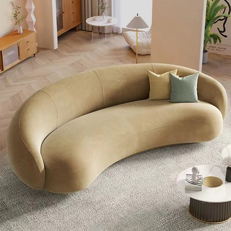 Canapé moderne de style crème minimaliste, Kaki