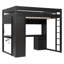 Loft Bed with Lighted Desk, Storage Drawers, Bookcase and Charging Station-129599071-129599072