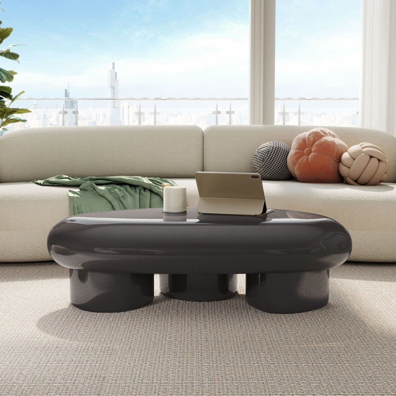 Table basse Jahmaal, Gris