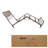 Mize Upholstered Metal Sleigh Bed-32133109