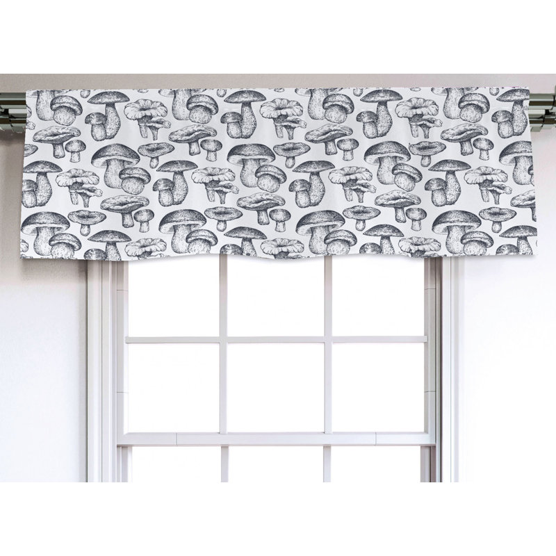 Sateen Ruffled Window Valance