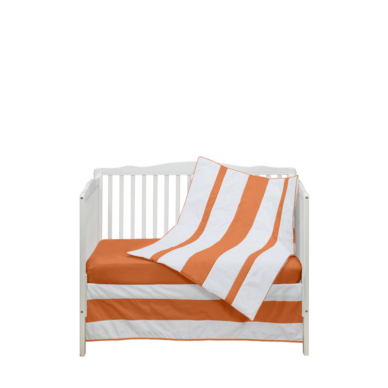 Ensemble de literie pour lit de bébé 3 pièces Nala, Orange
