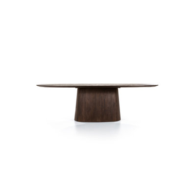 Aron Oval Solid Wood Dining Table