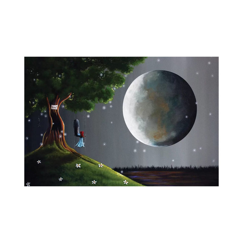 Happiness Is Just A Teardrop Away - Wrapped Canvas Print, 101.6 cm H x 66.04 cm W x 1.91 cm D