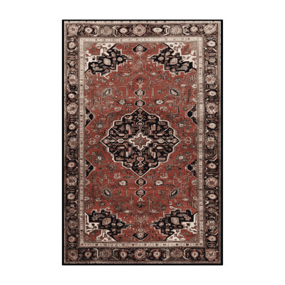 Tapis brun lavable à la machine