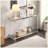 Modern Chrome Glass Side Table