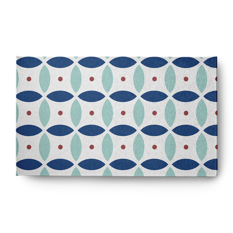 Cynarra Chenille Geometric Indoor Rug, Rectangle 3' x 5'