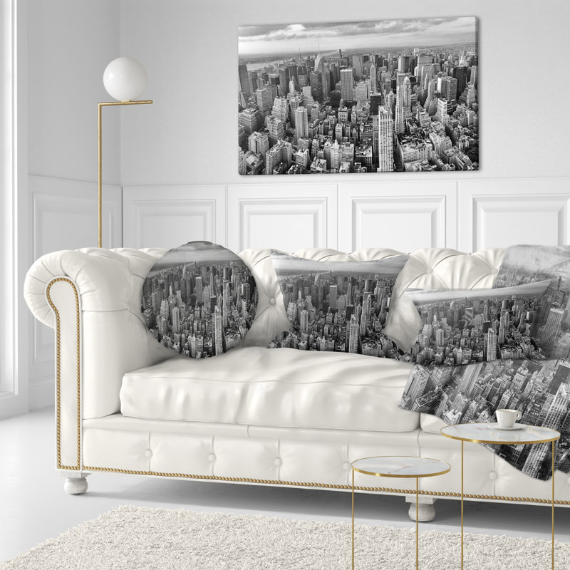 Coussin lombaire panoramique cityscape de manhattan