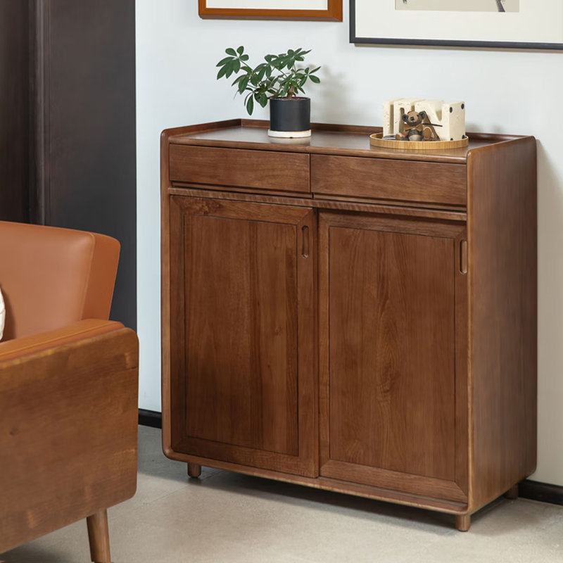 Armoire à chaussures de style nordique avec rangement rétro