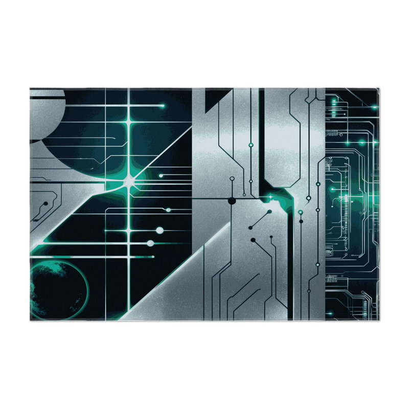 Astro Glow Indoor And Outdoor Area Rug, Rectangle 2' x 3'