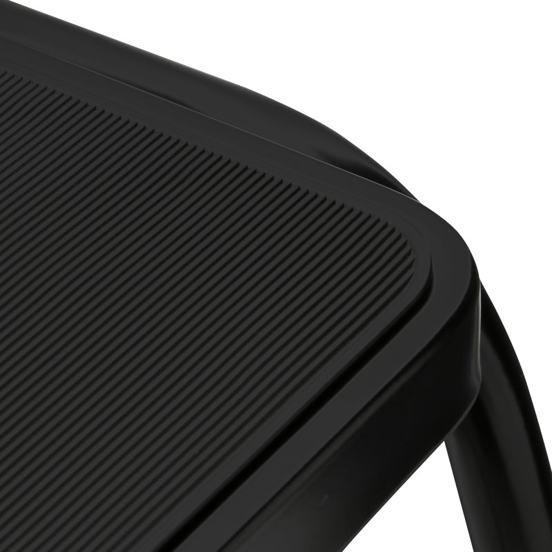 Metal Lightweight Small Step Ladder, Black
