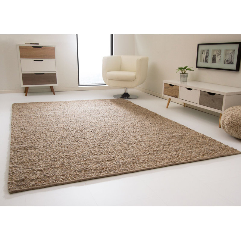 Robin Solid Colour Hand Woven Flatweave Area Rug, Rectangular 250 x 300cm