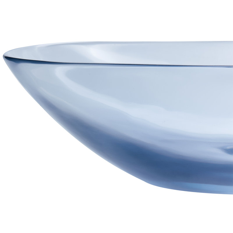 Ivy Bronx Chanoch Solid Surface Oval Sink, Blue