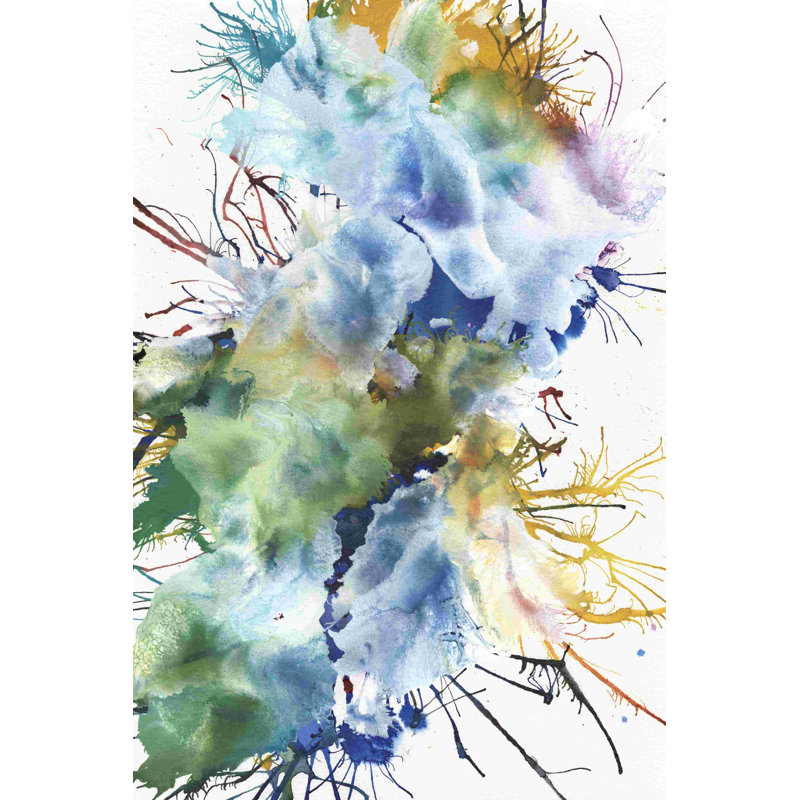 «Like an Iris I» par Jodi Fuchs, reproduction sur toile tendue, H 30 po x l 20 po