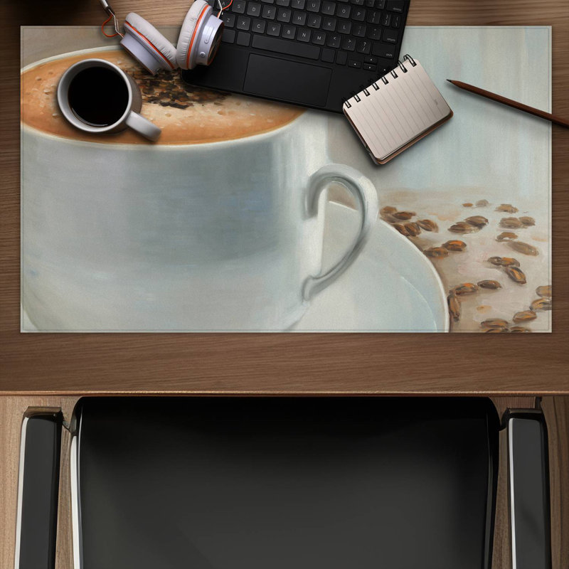 Cappuccino time - 14.00"x24.25" Desk mat