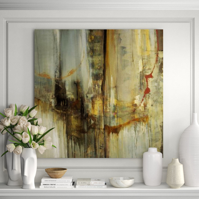 Lyric In Gesture Print, 30" H x 30" W x 1.5" D, Plexi