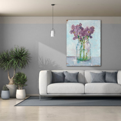 "Impressionist Floral Study II" by Ethan Harper, Canvas Wall Art
