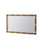 Miroir mural doré de style bambou