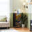 4 Drawer Dresser for Bedroom, Narrow Chest of Drawers, Wooden Top and Study Iron Frame 18"x37.5"-(WxH)