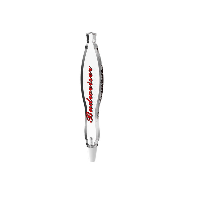 Fixturedisplays® Clear Acrylic Beer Tap Handle Draft Pub Style Bar Budweiser 14104