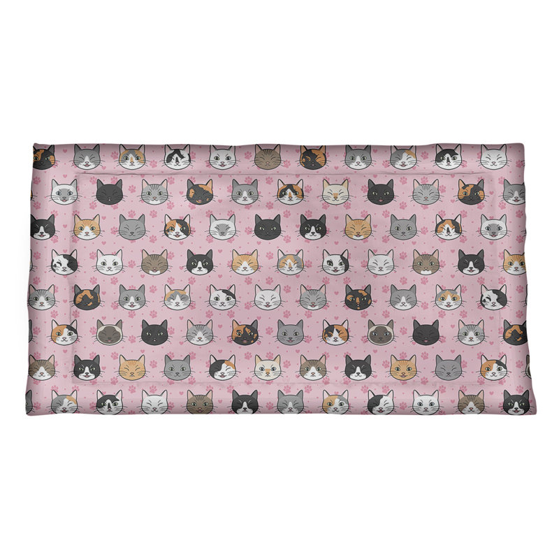Taie décorative Enveloppe, Standard, Polyester, Rose
