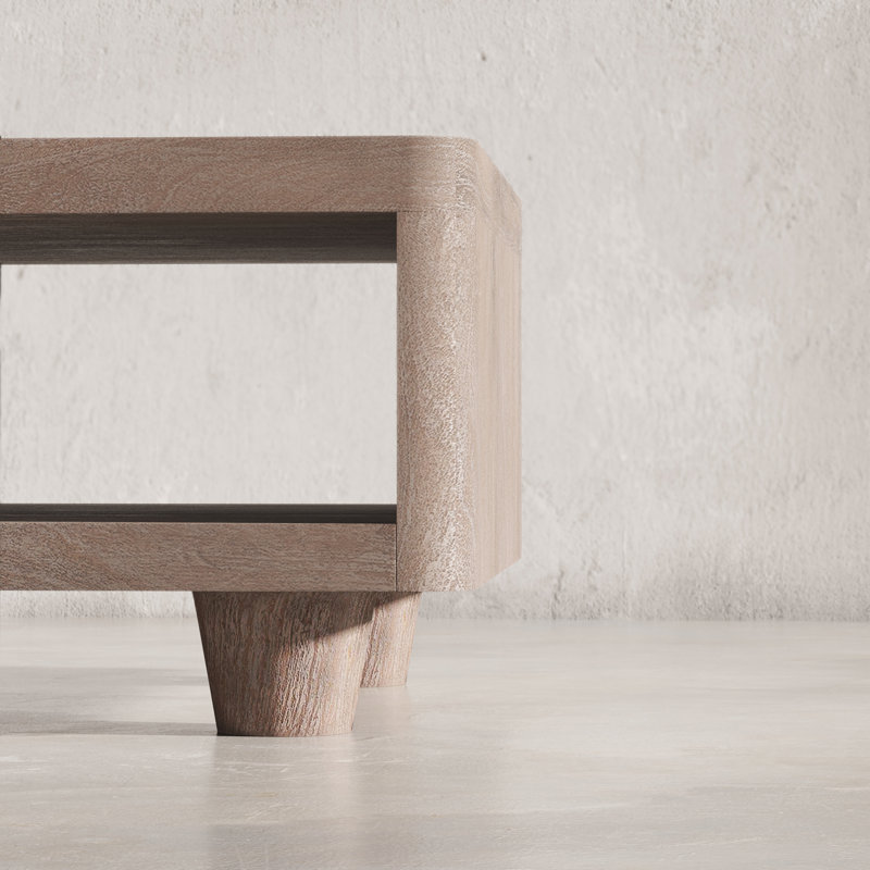 Solid Wood Coffee Table, Sand