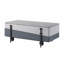 Table basse à plateau relevable gris