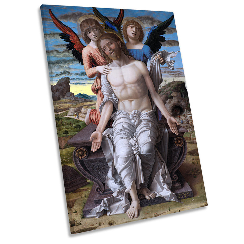X7430 Christ Suffering Picture by Andrea Mantegna - Wrapped Canvas Painting, 45.7cm H x 30.5cm W x 2cm D