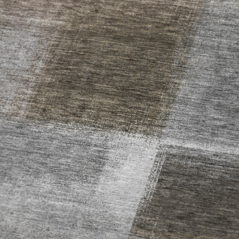 Jeté carré Addison Sherpa ASB742, Argent argent