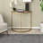 Cricklade 32'' Glass Top Console Table-566966459