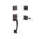 Napa Handleset with Single Cylinder Deadbolt and Door Lever and Rosette