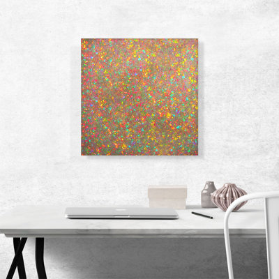 «White Opal White Precious Stone Gemel Jewel», reproduction d'art sur toile tendue
