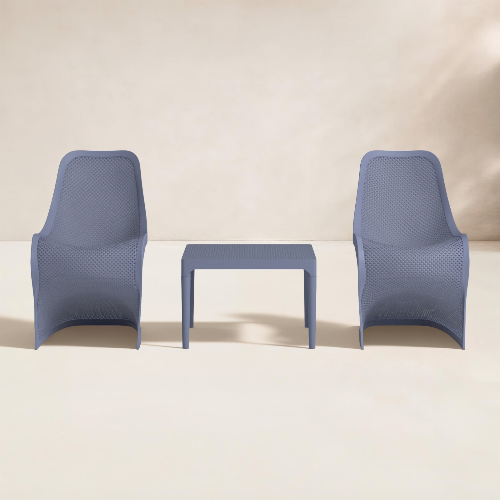 Nassau 2-Person Patio Seating Group, Gray