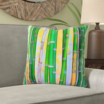 Maleya Outdoor Reversible Throw Pillow