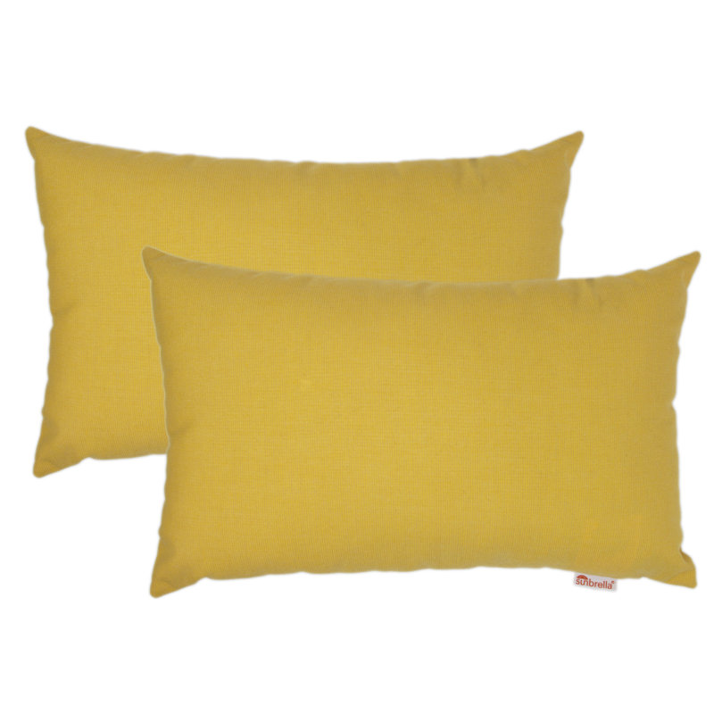 Coussin intérieur / extérieur Sunbrella, Jonquille