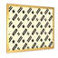 «Beige Black Diagonal Geometrics», impression sur toile-67466248-67466250