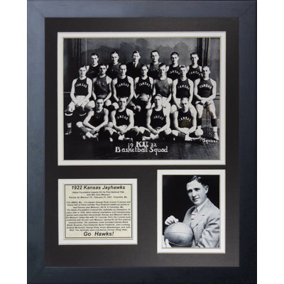 1922 Kansas Jayhawks Framed Memorabilia