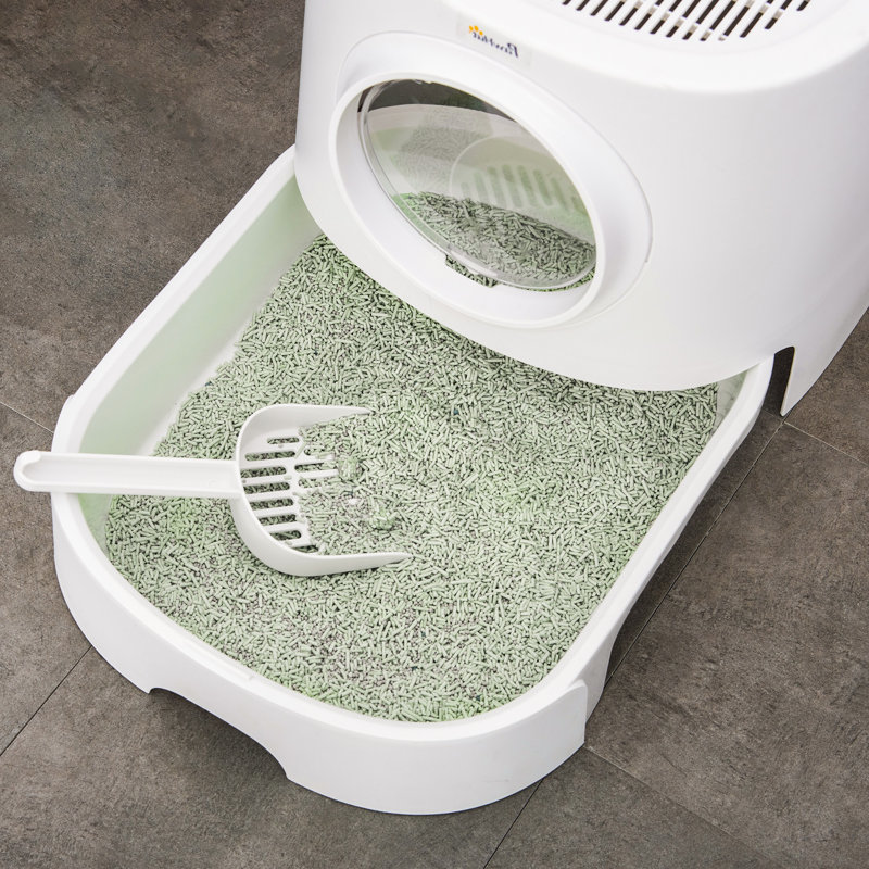 Plastic Enclosed Litter Box