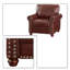 Fauteuil d'appoint en similicuir de 35,81 po de largeur Mundrae-1253971133