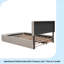 Lit plateforme tapissier avec 2 tiroirs et 1 lit gigogne simple TG, tissu de lin, grand-1371666888