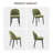 Wooden Dining Chairs Set of,Modern Fabric Upholstered Dining Room Chair, Large Dining Room Kitchen Chairs with High Back and Deep Seat-118036634-118036639